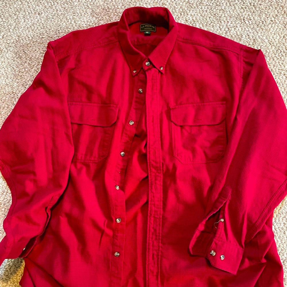 Filson men’s flannel shirt